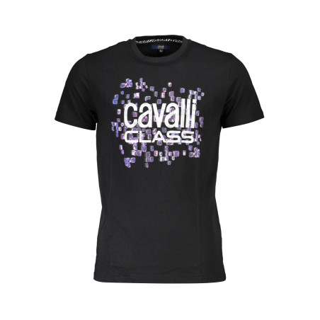 CAVALLI CLASS MEN&39S SHORT SLEEVE T-SHIRT BLACK