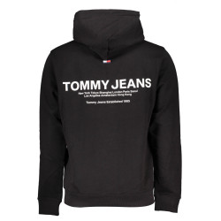 TOMMY HILFIGER MEN&39S BLACK ZIPLESS SWEATSHIRT