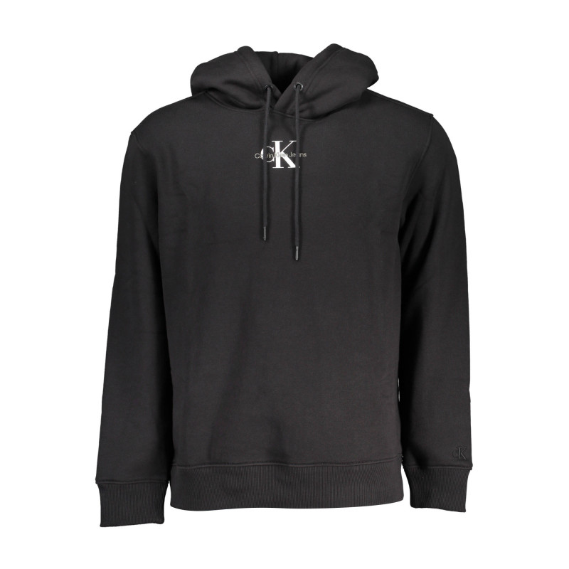 CALVIN KLEIN MEN&39S BLACK ZIPLESS SWEATSHIRT