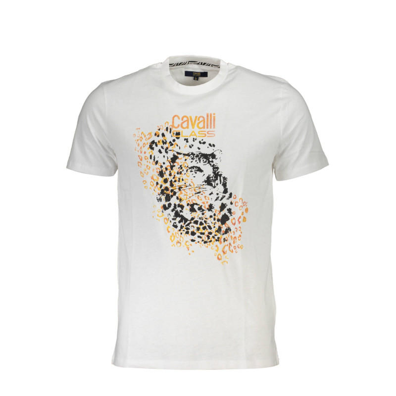 CAVALLI CLASS MEN&39S SHORT SLEEVED T-SHIRT WHITE