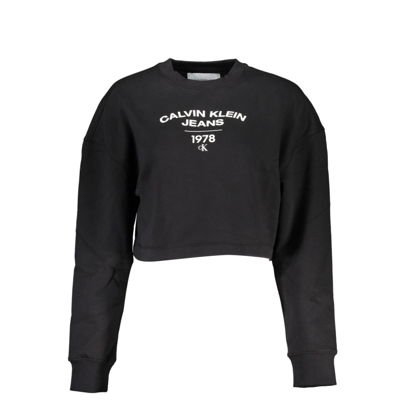 CALVIN KLEIN WOMEN&39S ZIPLESS SWEATSHIRT BLACK