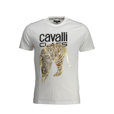 CAVALLI CLASS MEN&39S SHORT SLEEVED T-SHIRT WHITE