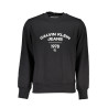 CALVIN KLEIN MEN&39S BLACK ZIPLESS SWEATSHIRT