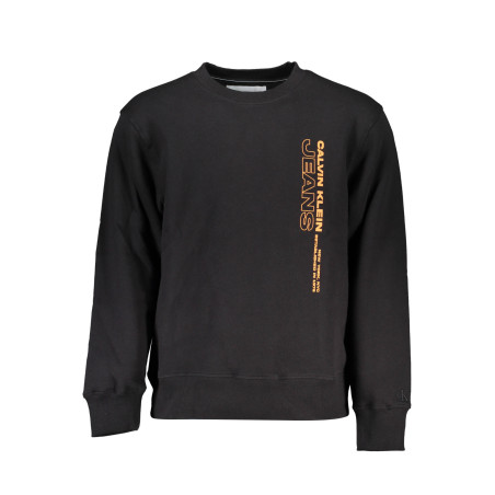 CALVIN KLEIN MEN&39S BLACK ZIPLESS SWEATSHIRT