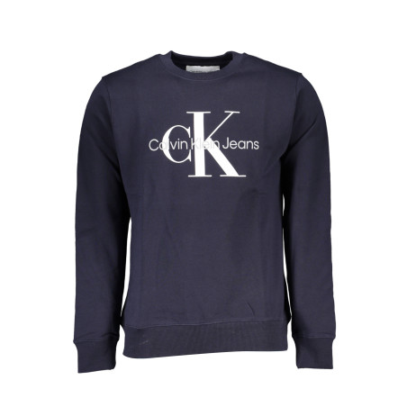 CALVIN KLEIN MEN&39S BLUE ZIPLESS SWEATSHIRT