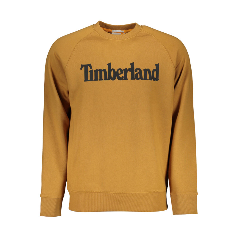 TIMBERLAND MEN&39S BROWN ZIPLESS SWEATSHIRT