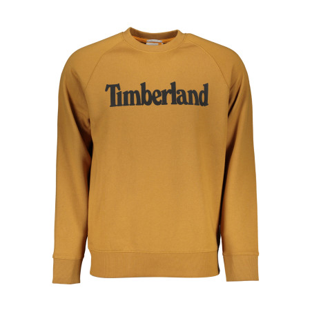 TIMBERLAND MEN&39S BROWN ZIPLESS SWEATSHIRT