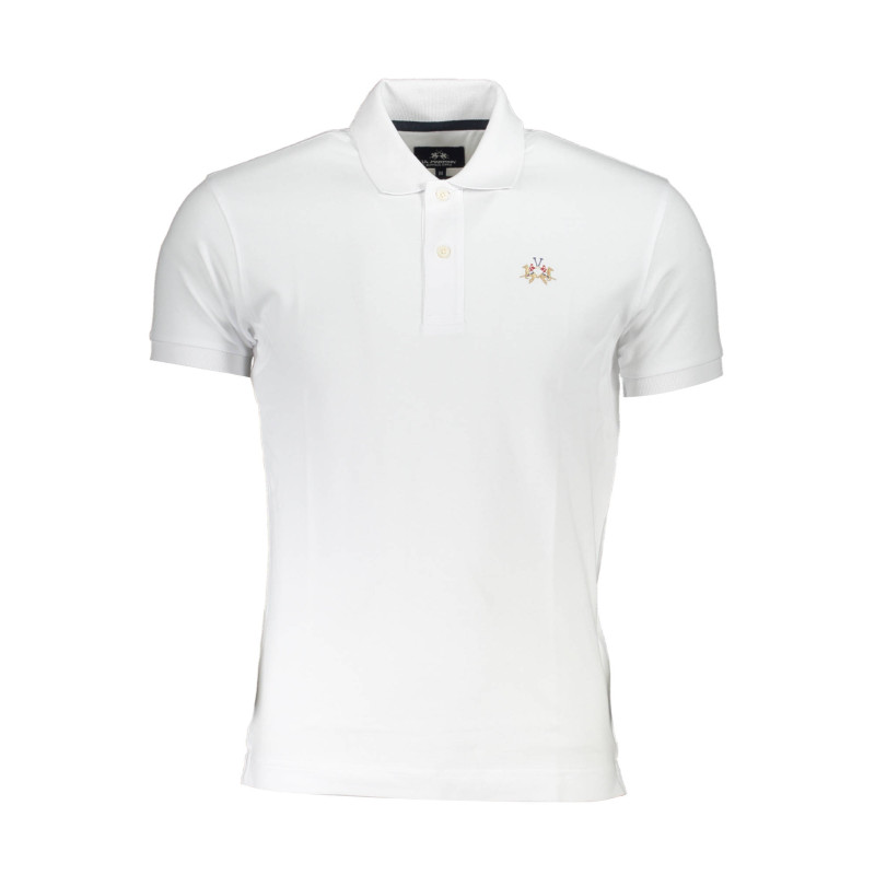 LA MARTINA MEN&39S WHITE SHORT SLEEVED POLO SHIRT