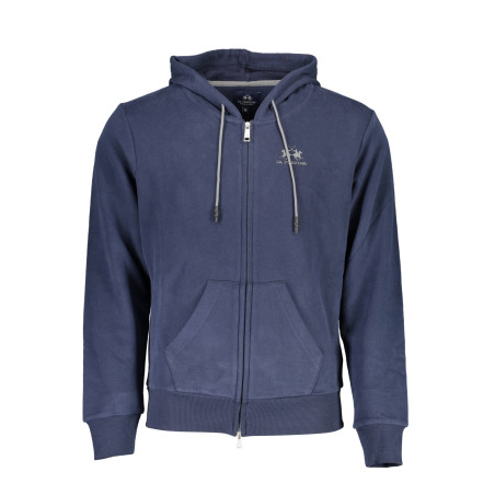 LA MARTINA MEN&39S BLUE ZIP SWEATSHIRT