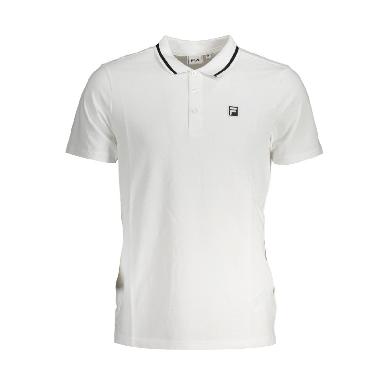 FILA MEN&39S WHITE SHORT SLEEVED POLO SHIRT