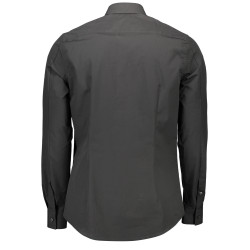 CALVIN KLEIN CAMICIA MANICHE LUNGHE UOMO NERO