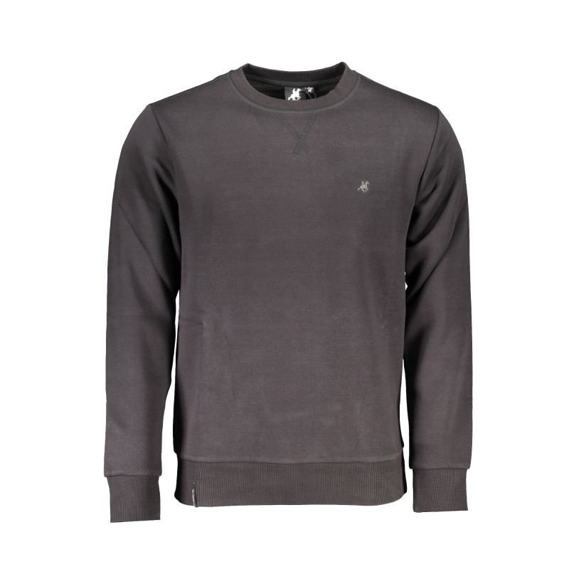 US GRAND POLO MEN&39S BLACK ZIP-OUT SWEATSHIRT