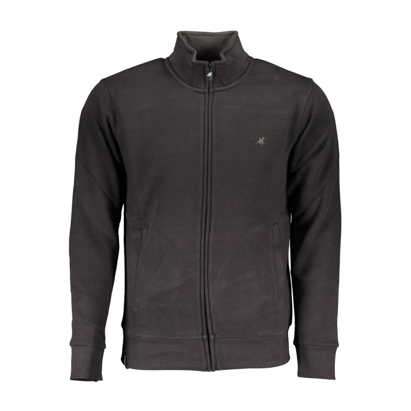 US GRAND POLO MEN&39S BLACK ZIP SWEATSHIRT