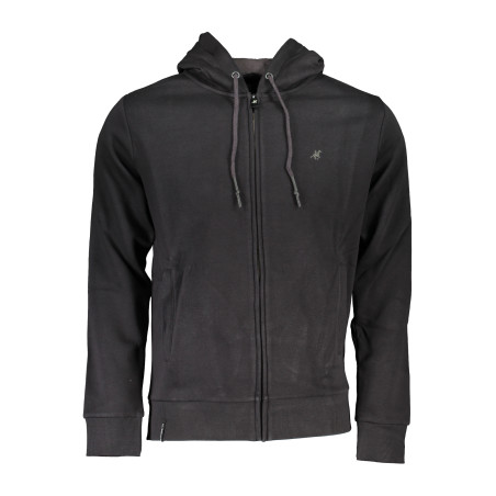 US GRAND POLO MEN&39S BLACK ZIP SWEATSHIRT