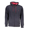 US GRAND POLO MEN&39S BLUE ZIP SWEATSHIRT