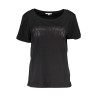 PATRIZIA PEPE T-SHIRT MANICHE CORTE DONNA NERO