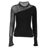 PATRIZIA PEPE WOMEN&39S BLACK SWEATER