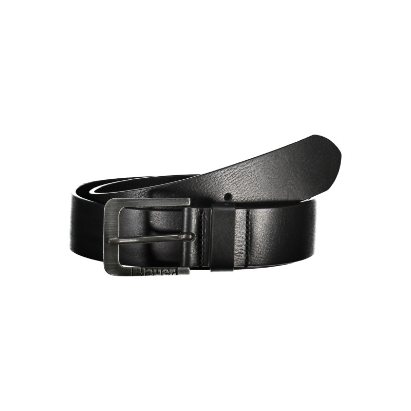 BLAUER BLACK MEN&39S LEATHER BELT