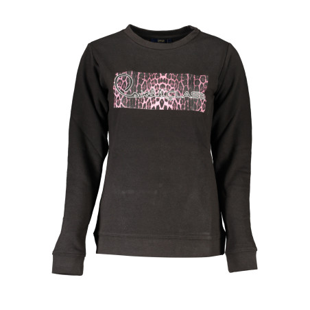 CAVALLI CLASS WOMEN&39S ZIPLESS SWEATSHIRT BLACK