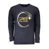 CAVALLI CLASS MEN&39S BLUE ZIPLESS SWEATSHIRT