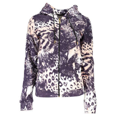 CAVALLI CLASS WOMEN&39S PINK ZIP SWEATSHIRT