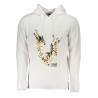 CAVALLI CLASS MEN&39S WHITE ZIPLESS SWEATSHIRT