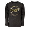 CAVALLI CLASS MEN&39S BLACK ZIP-OUT SWEATSHIRT