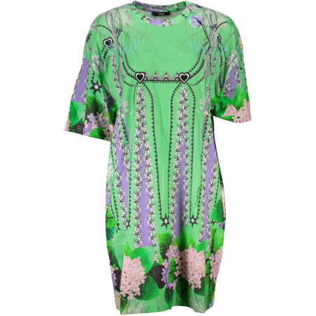 CAVALLI CLASS WOMEN&39S SHORT DRESS GREEN