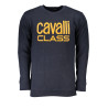 CAVALLI CLASS FELPA SENZA ZIP UOMO BLU