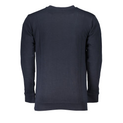 CAVALLI CLASS MEN&39S BLUE ZIPLESS SWEATSHIRT