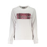 CAVALLI CLASS WOMEN&39S WHITE SWEATSHIRT WITHOUT ZIP