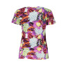 CAVALLI CLASS T-SHIRT MANICHE CORTE DONNA VIOLA