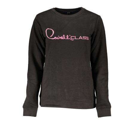 CAVALLI CLASS WOMEN&39S ZIPLESS SWEATSHIRT BLACK