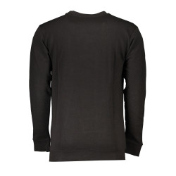 CAVALLI CLASS MEN&39S BLACK ZIP-OUT SWEATSHIRT