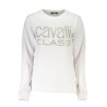 CAVALLI CLASS WOMEN&39S WHITE SWEATSHIRT WITHOUT ZIP