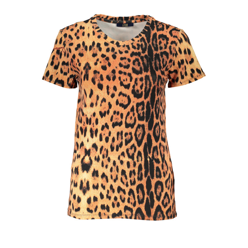 CAVALLI CLASS T-SHIRT MANICHE CORTE DONNA ARANCIO