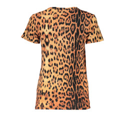 CAVALLI CLASS T-SHIRT MANICHE CORTE DONNA ARANCIO