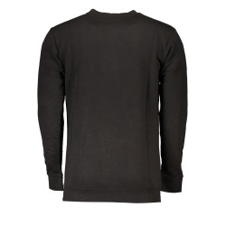 CAVALLI CLASS MEN&39S BLACK ZIP-OUT SWEATSHIRT