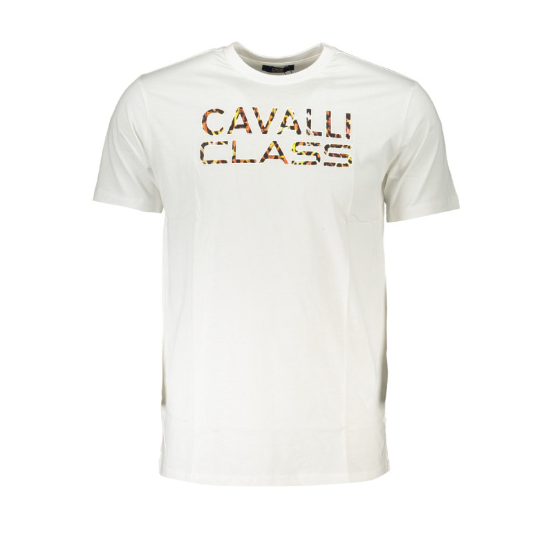 CAVALLI CLASS T-SHIRT MANICHE CORTE UOMO BIANCO