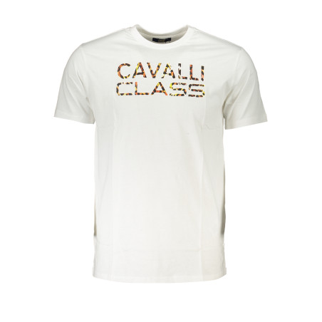 CAVALLI CLASS MEN&39S SHORT SLEEVED T-SHIRT WHITE