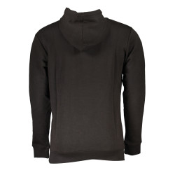 CAVALLI CLASS MEN&39S BLACK ZIP-OUT SWEATSHIRT