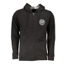 CAVALLI CLASS MEN&39S BLACK ZIP-OUT SWEATSHIRT