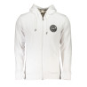 CAVALLI CLASS MEN&39S WHITE ZIP SWEATSHIRT