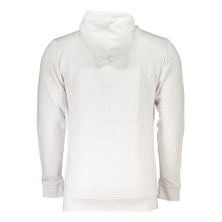 CAVALLI CLASS MEN&39S WHITE ZIP SWEATSHIRT