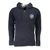 CAVALLI CLASS MEN&39S BLUE ZIP SWEATSHIRT