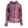 CAVALLI CLASS FELPA CON ZIP DONNA ROSA