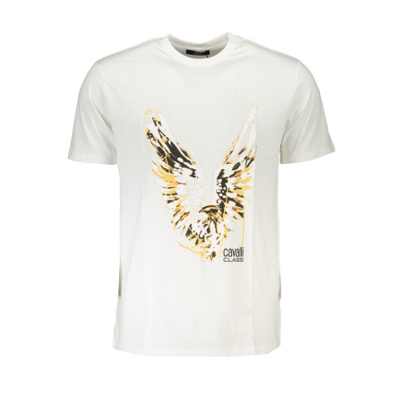 CAVALLI CLASS MEN&39S SHORT SLEEVED T-SHIRT WHITE