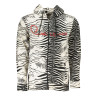 CAVALLI CLASS MEN&39S WHITE ZIP SWEATSHIRT