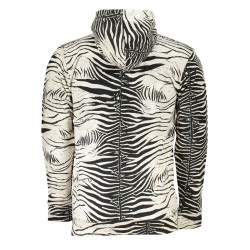 CAVALLI CLASS MEN&39S WHITE ZIP SWEATSHIRT