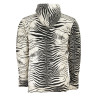 CAVALLI CLASS MEN&39S WHITE ZIP SWEATSHIRT